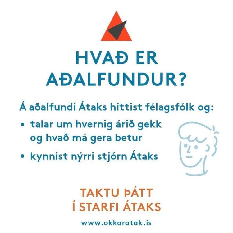 Aðalfundur Átaks 2026