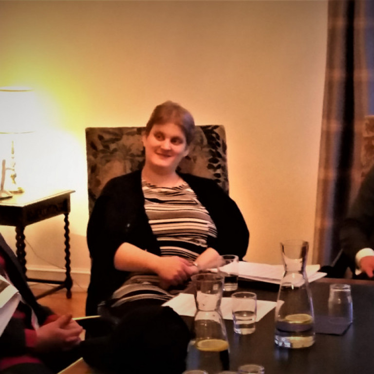 Aileen og Áki ásam Forseta Íslands