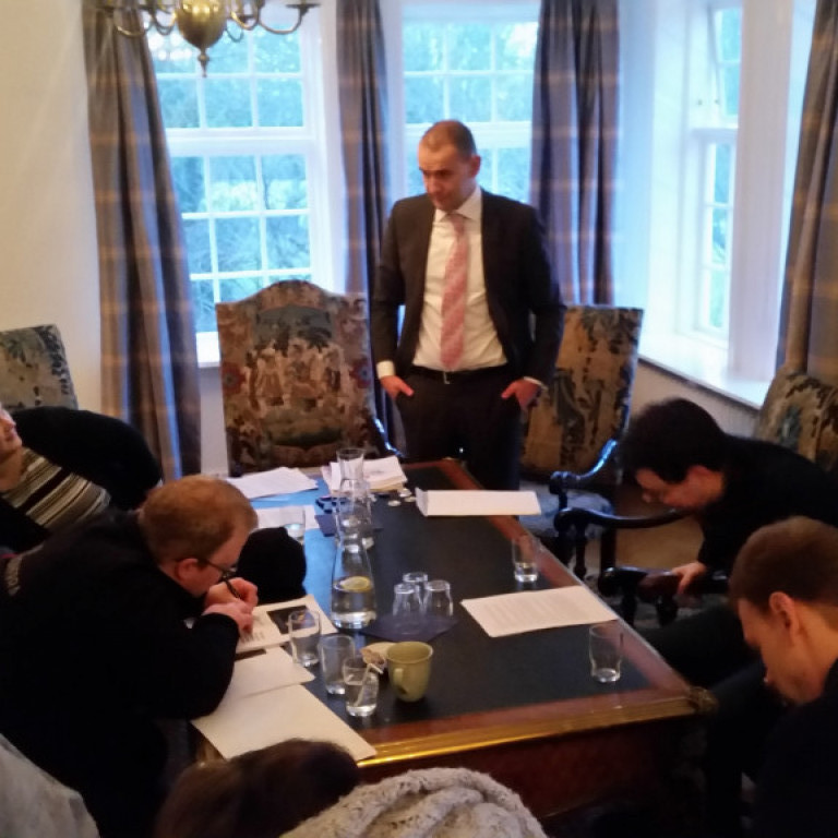 Forsetinn að þakka fyrir fundinn