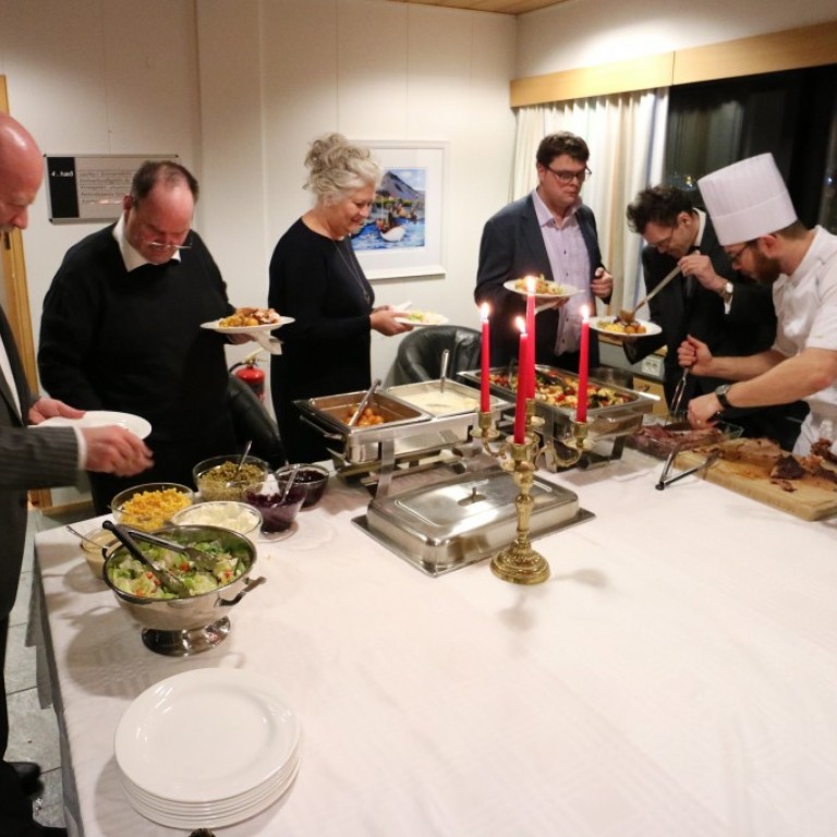 Hlaðborðið er fastur liður á Jólafundi Átaks