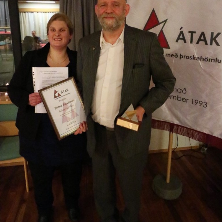 FRIKKINN 2015 heitir í höfuðið á Friðriki Sigurðssyni og er þakklætisvottur til hans fyrir allt sem hann hefur lagt til Átaks.