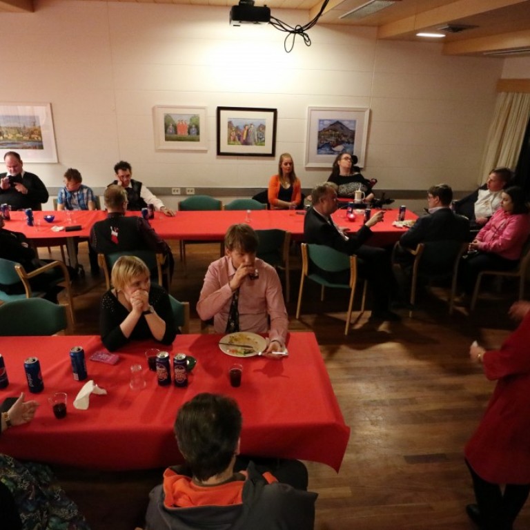 Jólahugvekjan þetta árið fjallaði um að við eigum alltaf að vera góð við hvort annað. Það er hinn sanni jóla andi