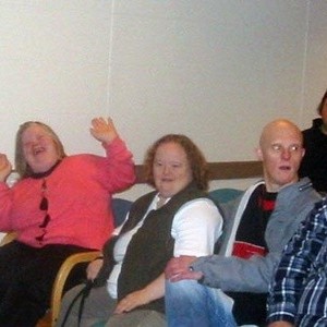 Frá félags-fundi Átaks. Vaka, Hildur, Gunni, Maggi og Johnny.