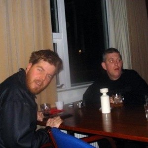 Frá jóla-fundi Átaks. Þór og Gulli Ingimars.