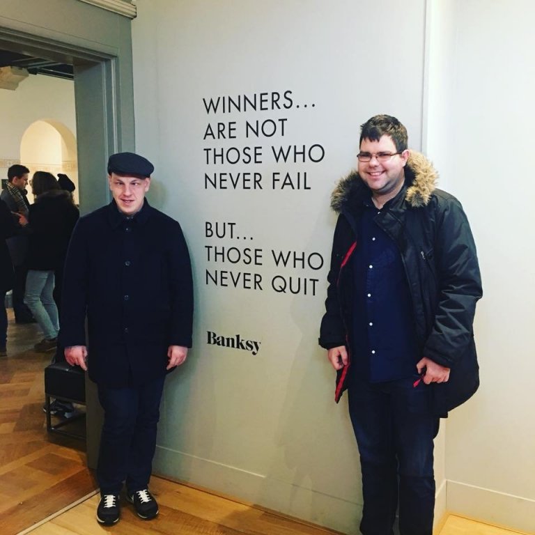 Gísli og Ragnar á Momo safninu í Amsterdam