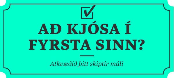 Minnum alla á að kjósa