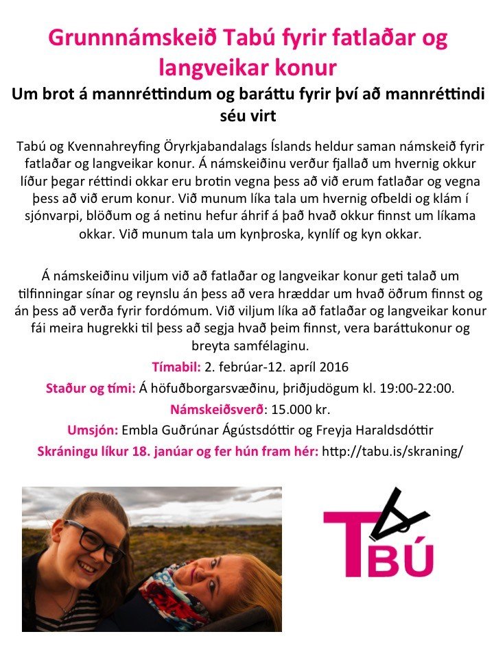 Hægt að smella og prenta út auglýsinguna