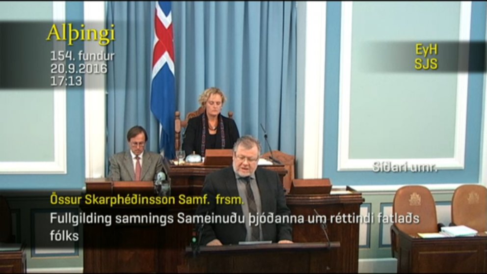 Alþingi samþykkti í dag samning SÞ um réttindi fatlaðs fólks