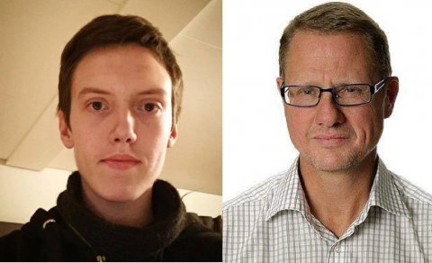 Haukur og Árni Múli