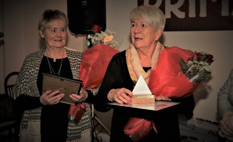 Hrefna Haraldsdóttir og Lára Björnsdóttir