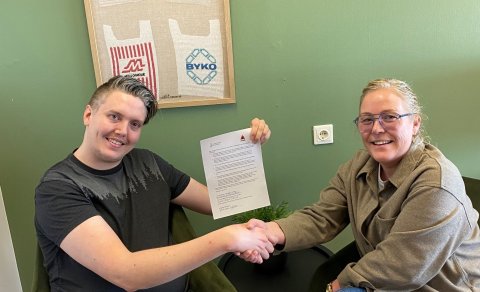 Haukur formaður, Átaks og Unnur Helga, formaður Þroska-hjálpar.